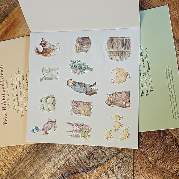Vintage Peter Rabbit and Friends book and sticker collection set - Picture 5 of 14